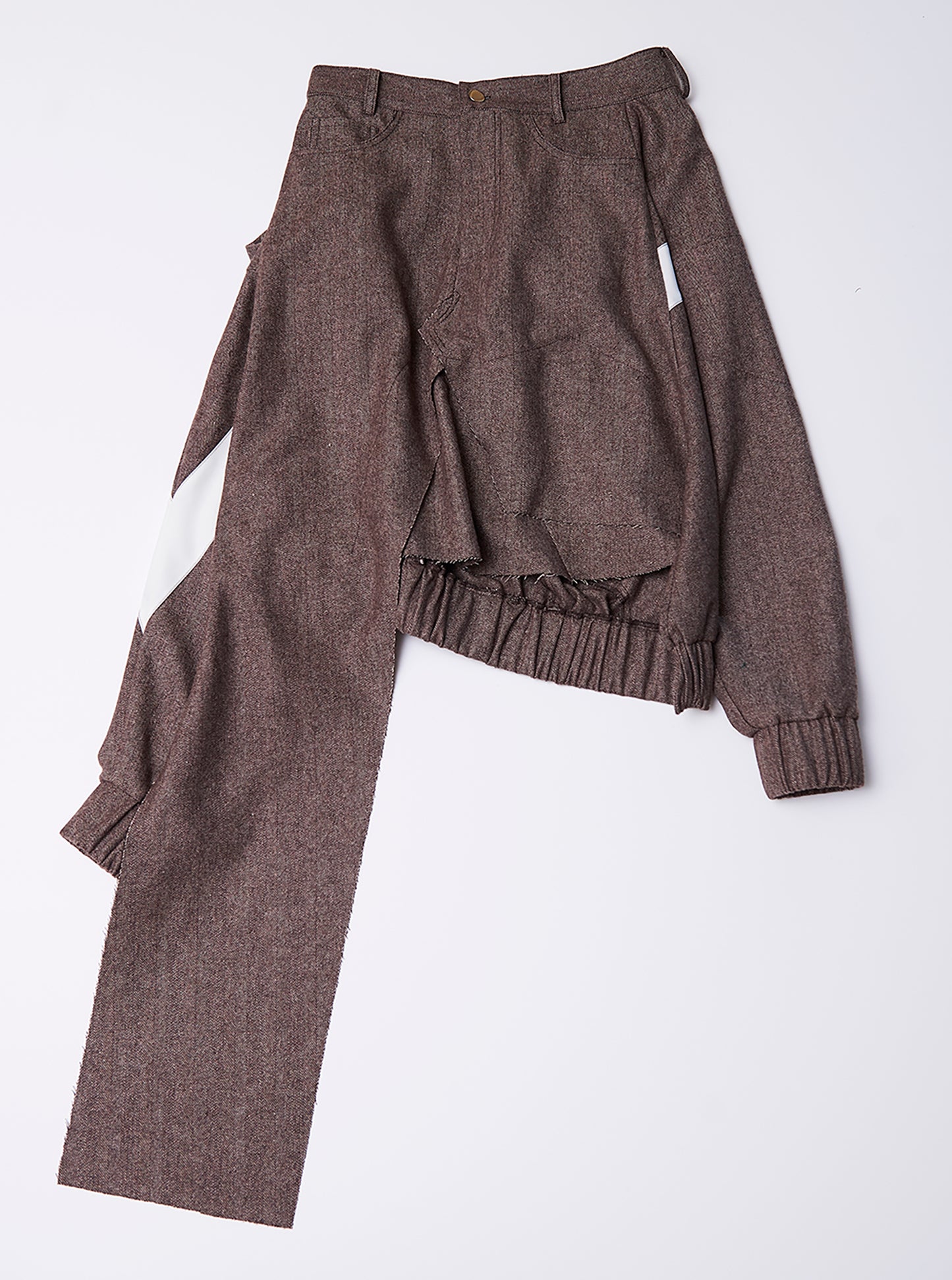 Vinti Andrews Tweed Tracksuit Trousers Skirt