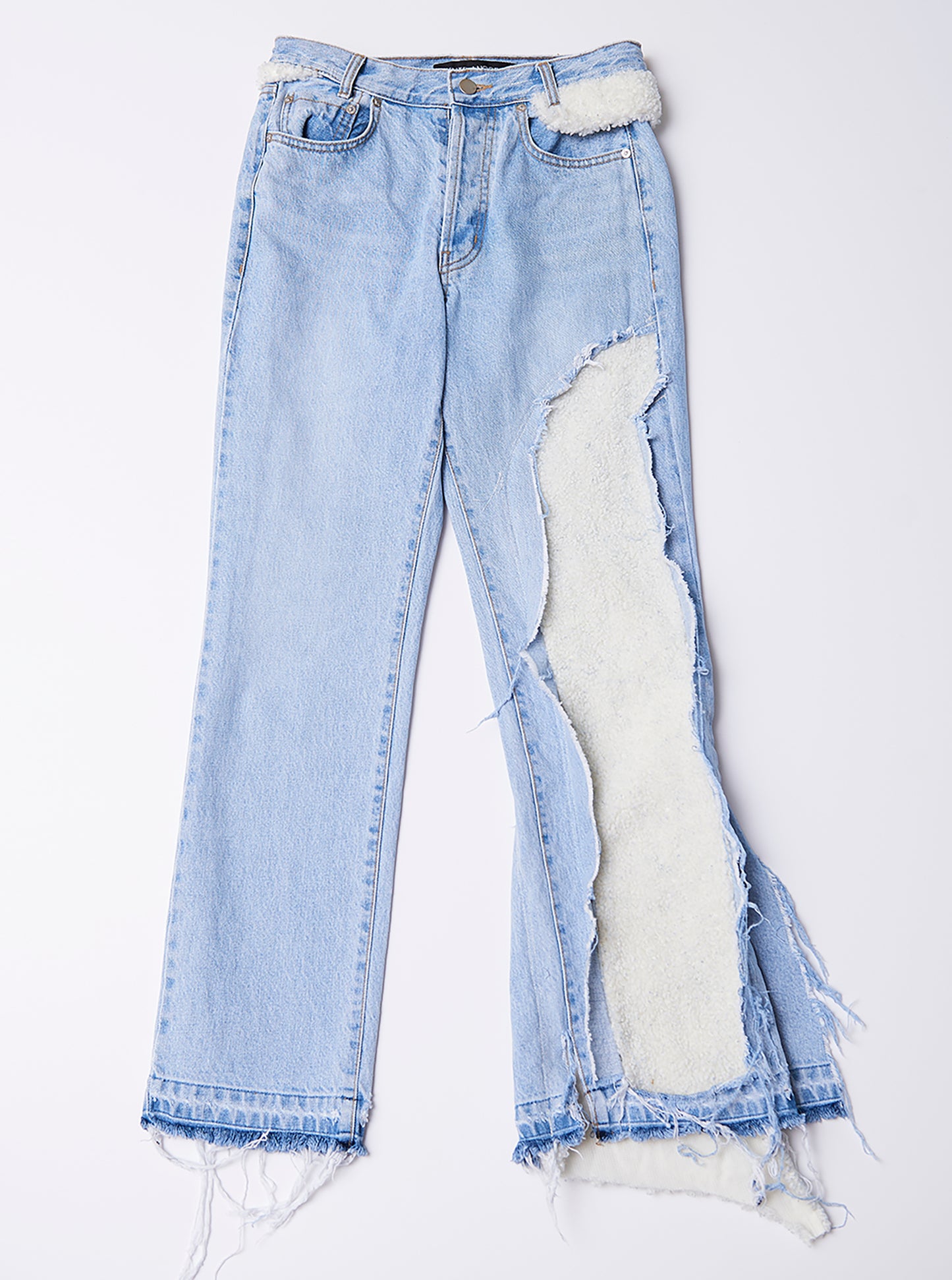 Vinti Andrews VA Jeans With Sherpa