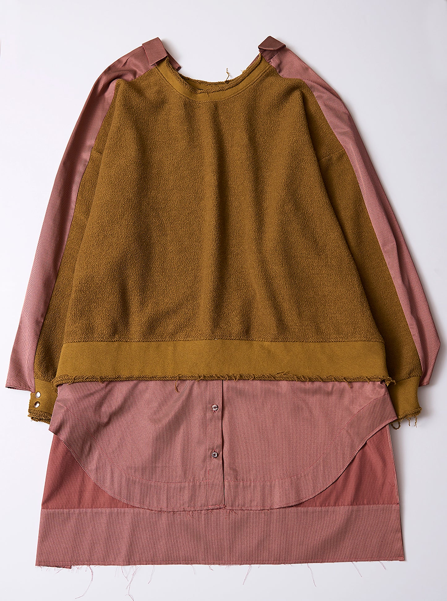 Vinti Andrews Oversize Shirt Sweater Dress