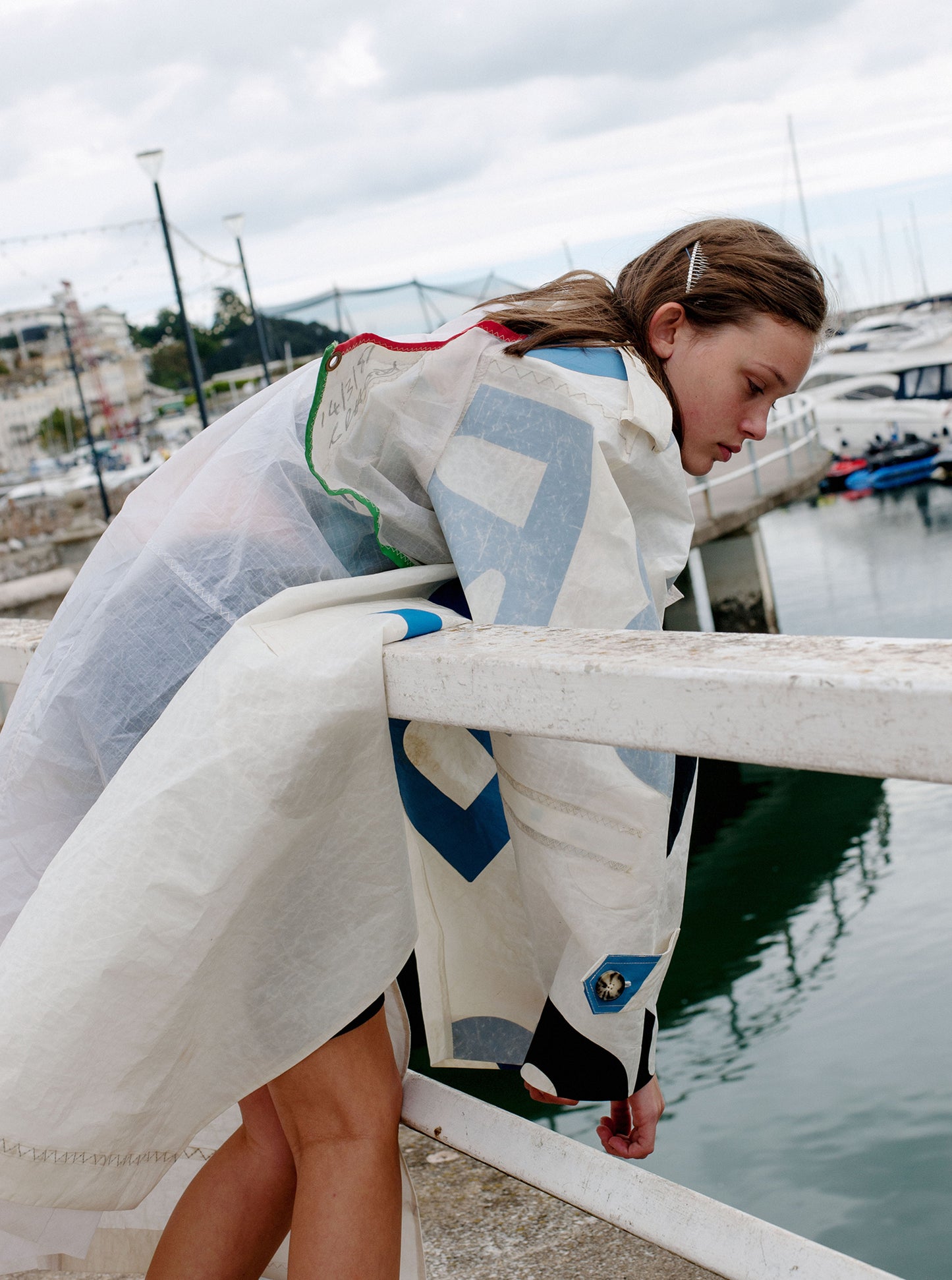 Vinti Andrews Sail Trench Coat