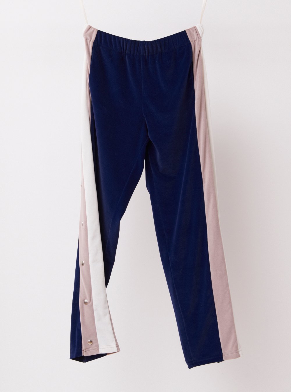 Vinti Andrews Poppers Velour Track Pants