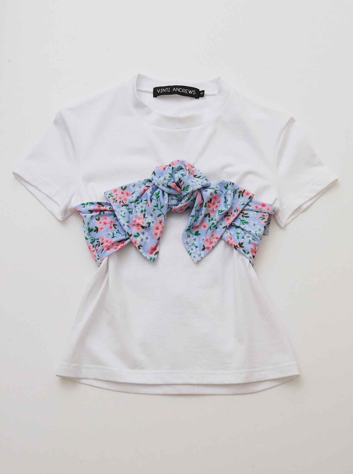 Vinti Andrews Bustier Bow Sakura T-Shirt