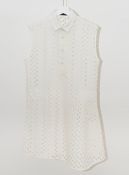 Vinti Andrews Sleeveless Shirt Dress