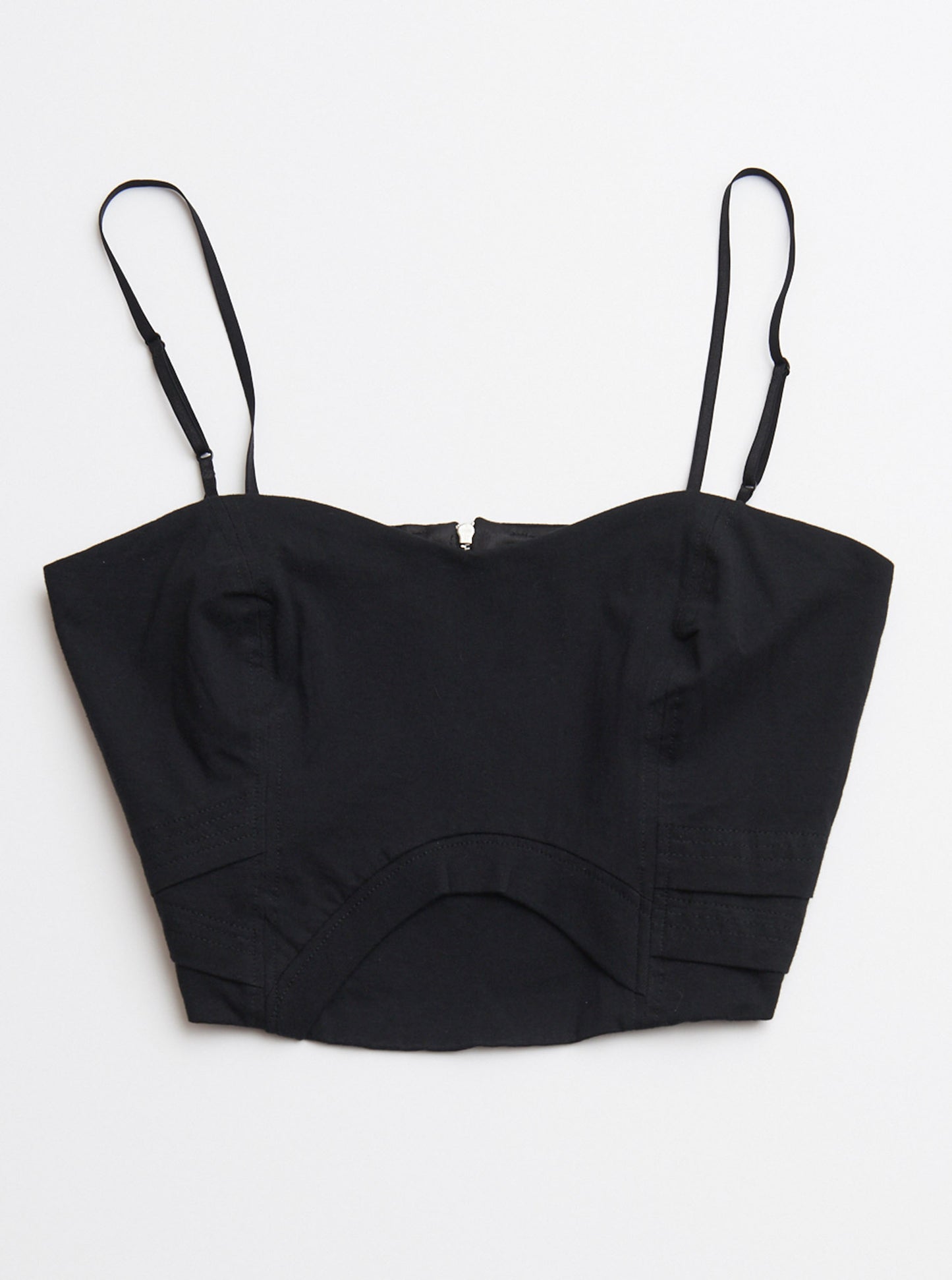 Vinti Andrews T-Shirt Bustier Black