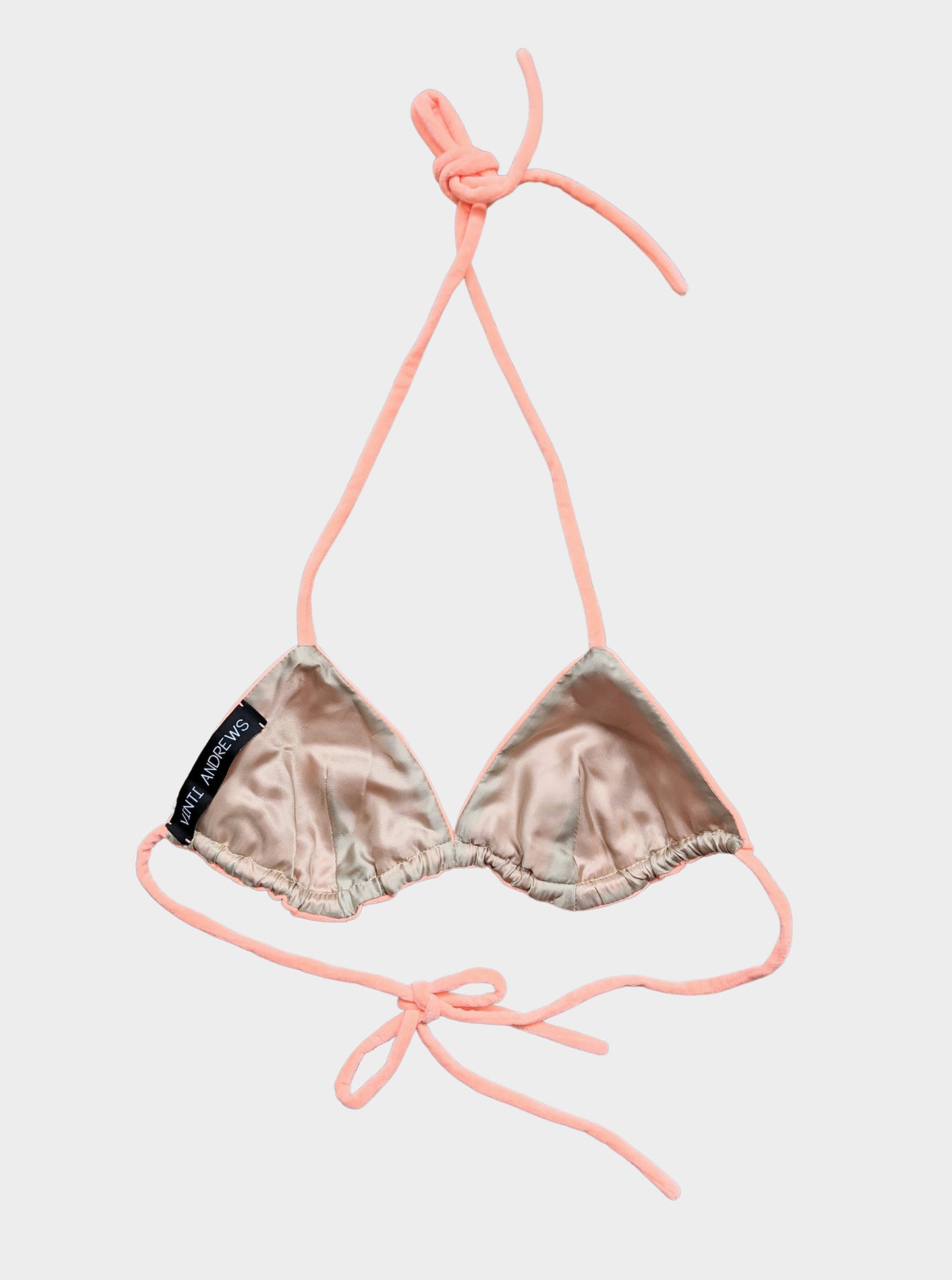 Vinti Andrews Velour Bikini Top