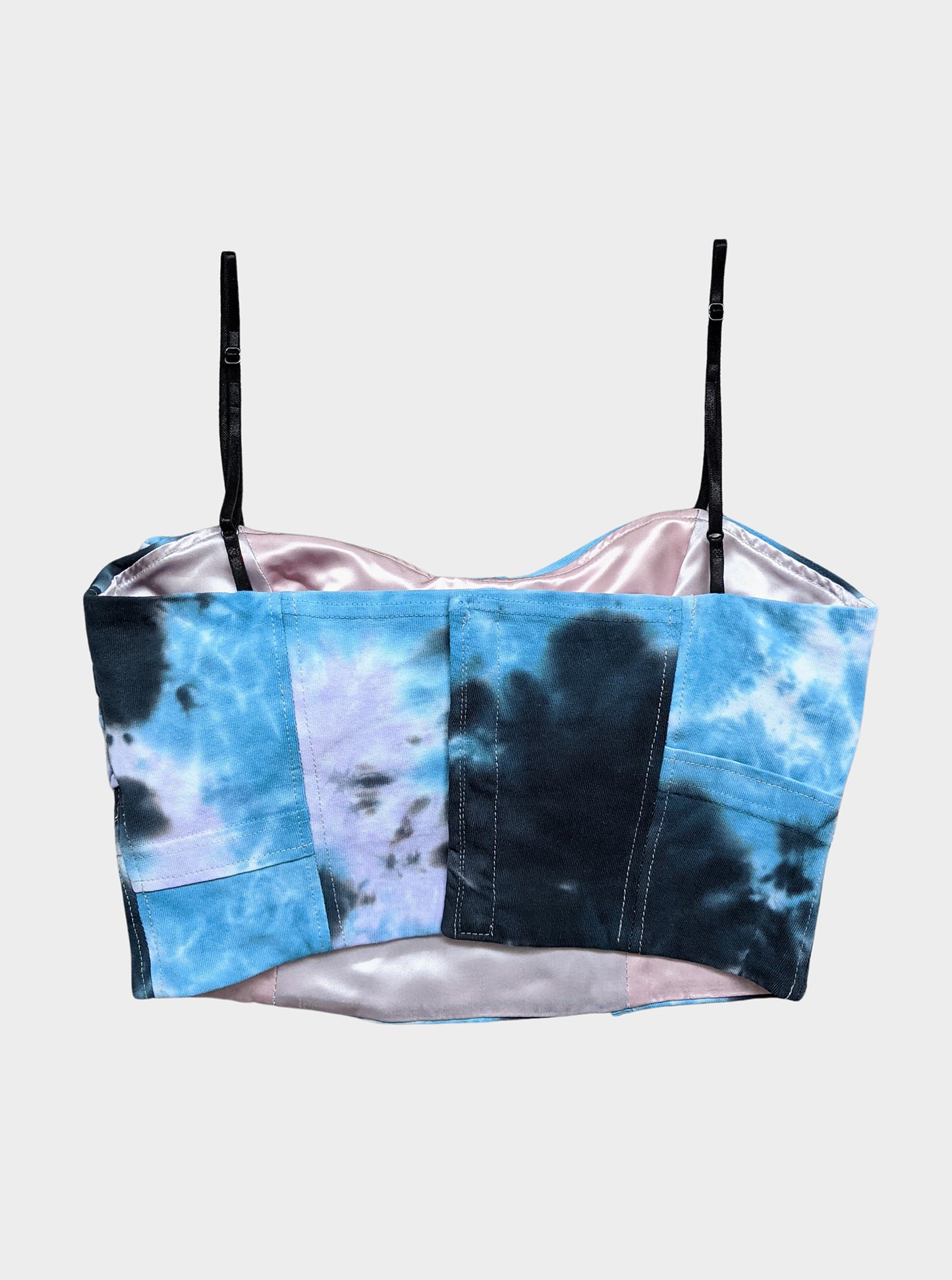 Vinti Andrews Tie Dye Bow Bustier