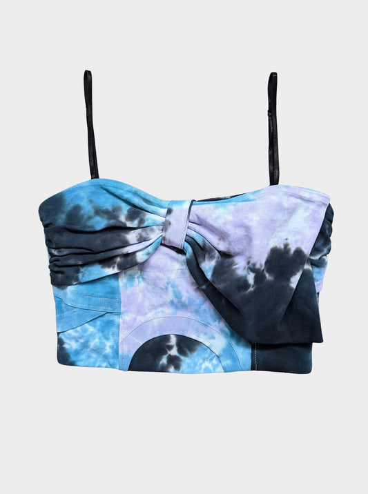 Vinti Andrews Tie Dye Bow Bustier