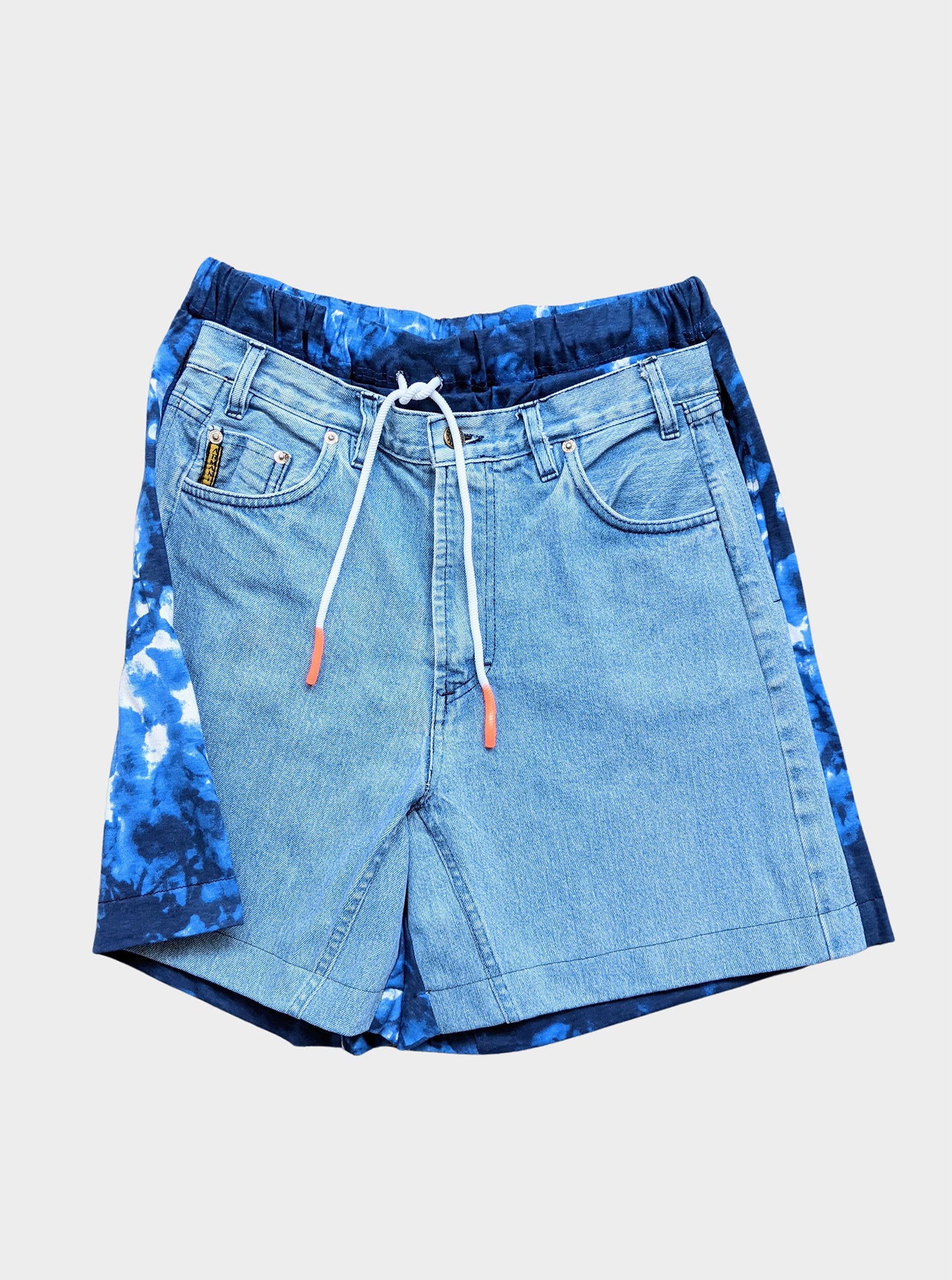 Vinti Andrews Tie Dye Jean Shorts