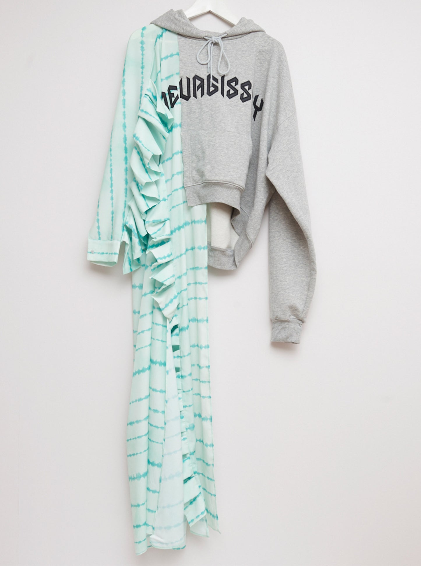Vinti Andrews Hoody Dress Aqua