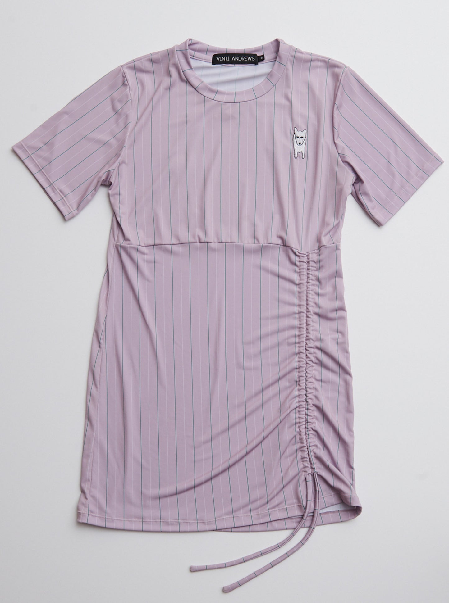 Vinti Andrews Pull-up T-Shirt Dress Retro Lilac
