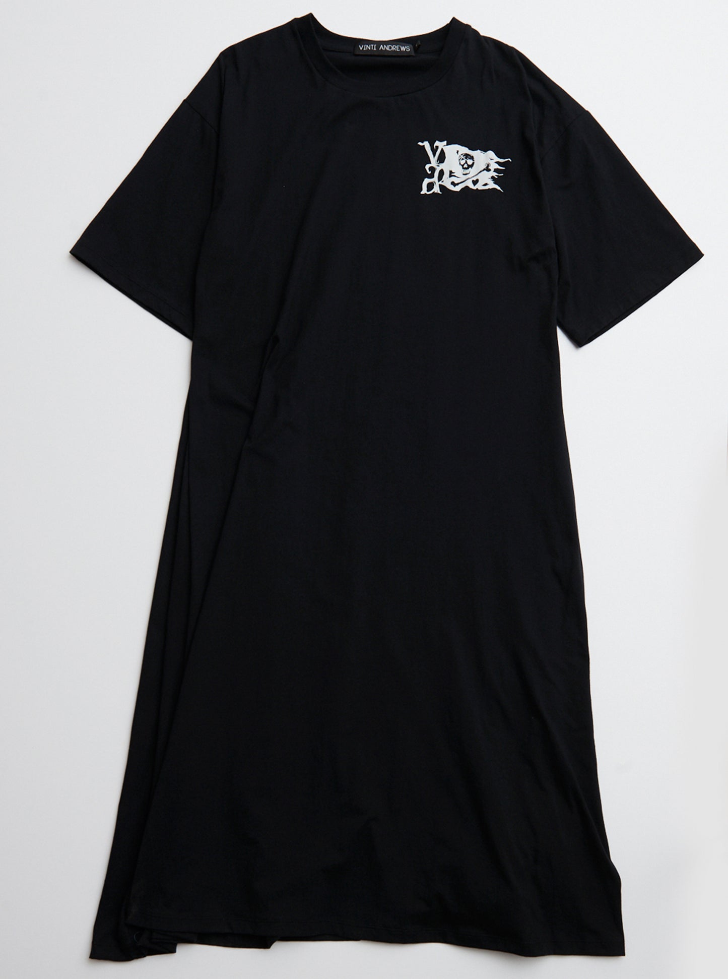 Vinti Andrews Flare T-Dress Black
