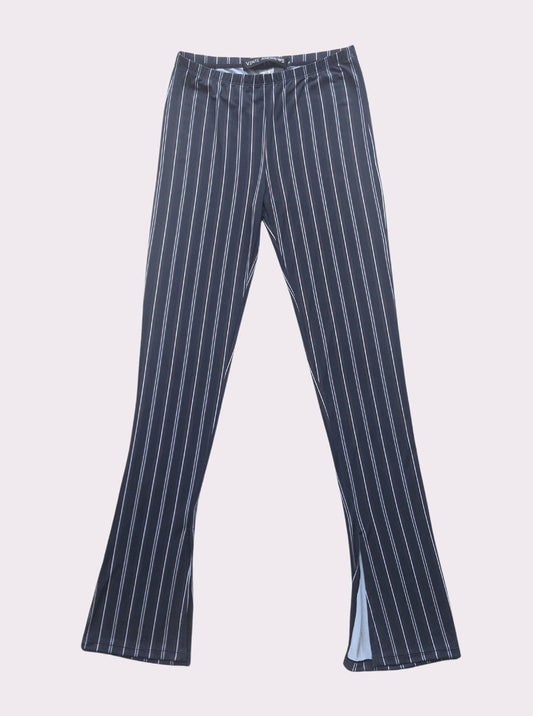 Vinti Andrews Retro Stripe Lycra Flare Leggings
