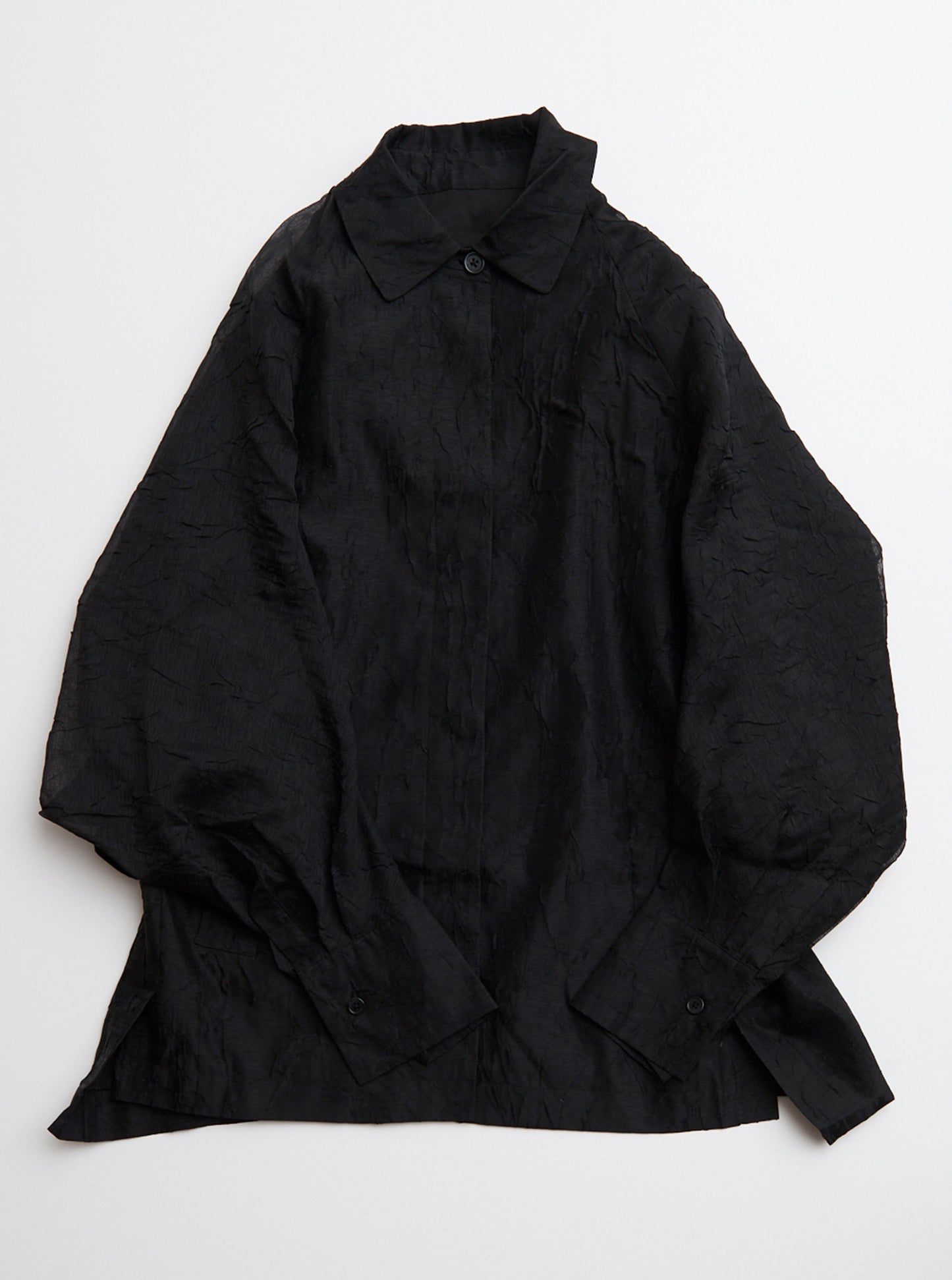 Vinti Andrews Crinkle Organza Kimono Sleeves Jacket