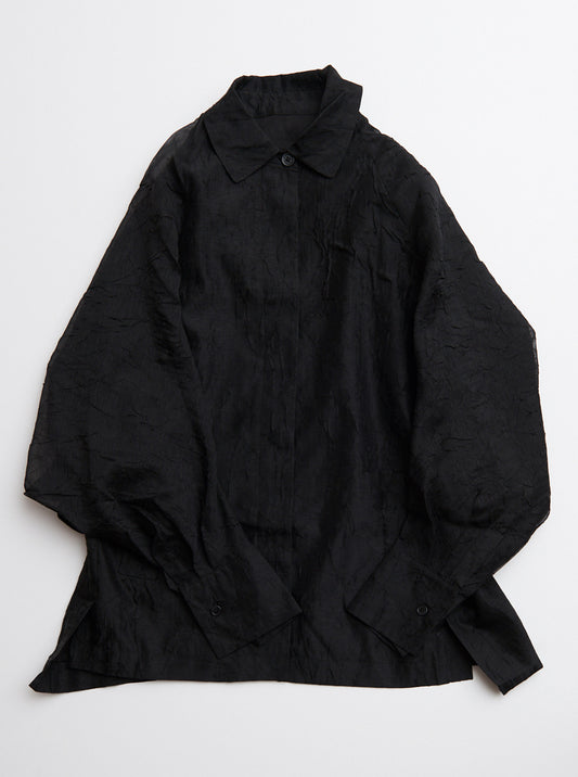 Vinti Andrews Crinkle Organza Kimono Sleeves Jacket
