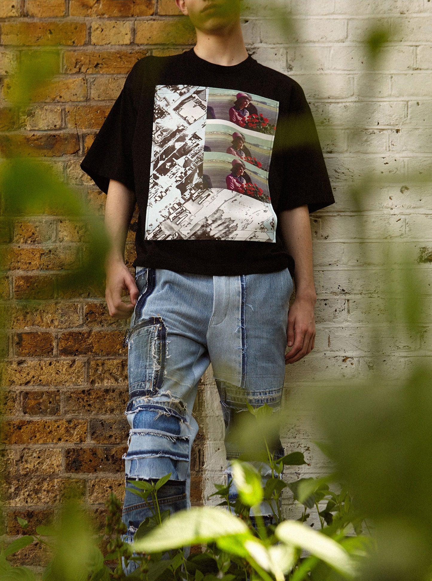 Vinti Andrews Patched Remake Trousers