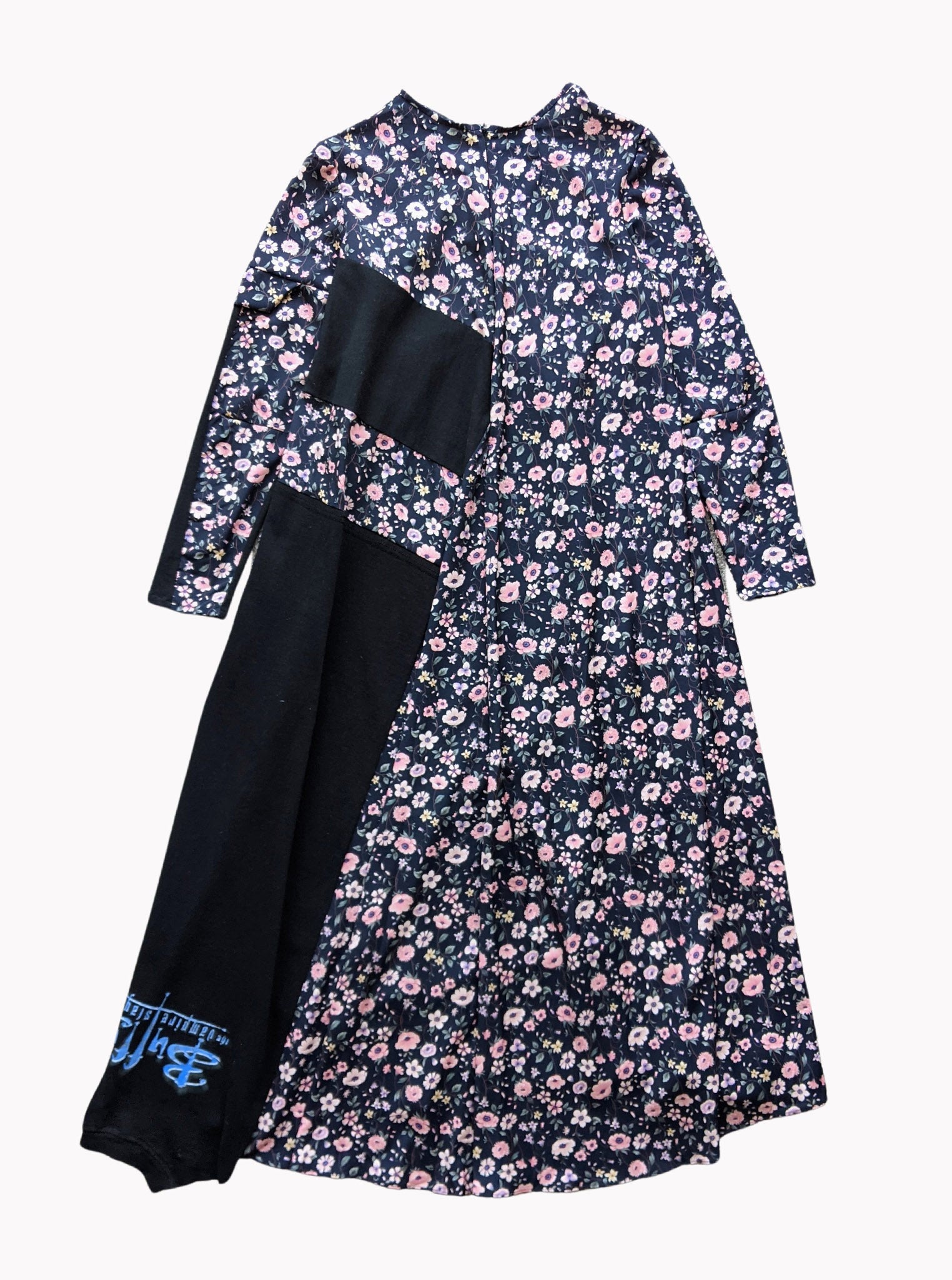 Vinti Andrews Upcycled T-Shirt Floral Maxi Dress