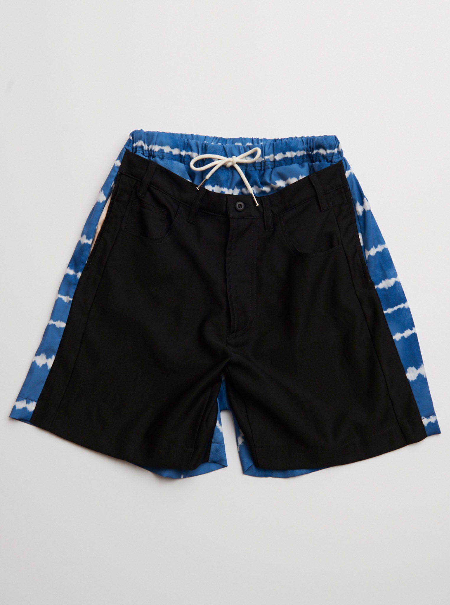 Vinti Andrews Tailor Double Shorts Black