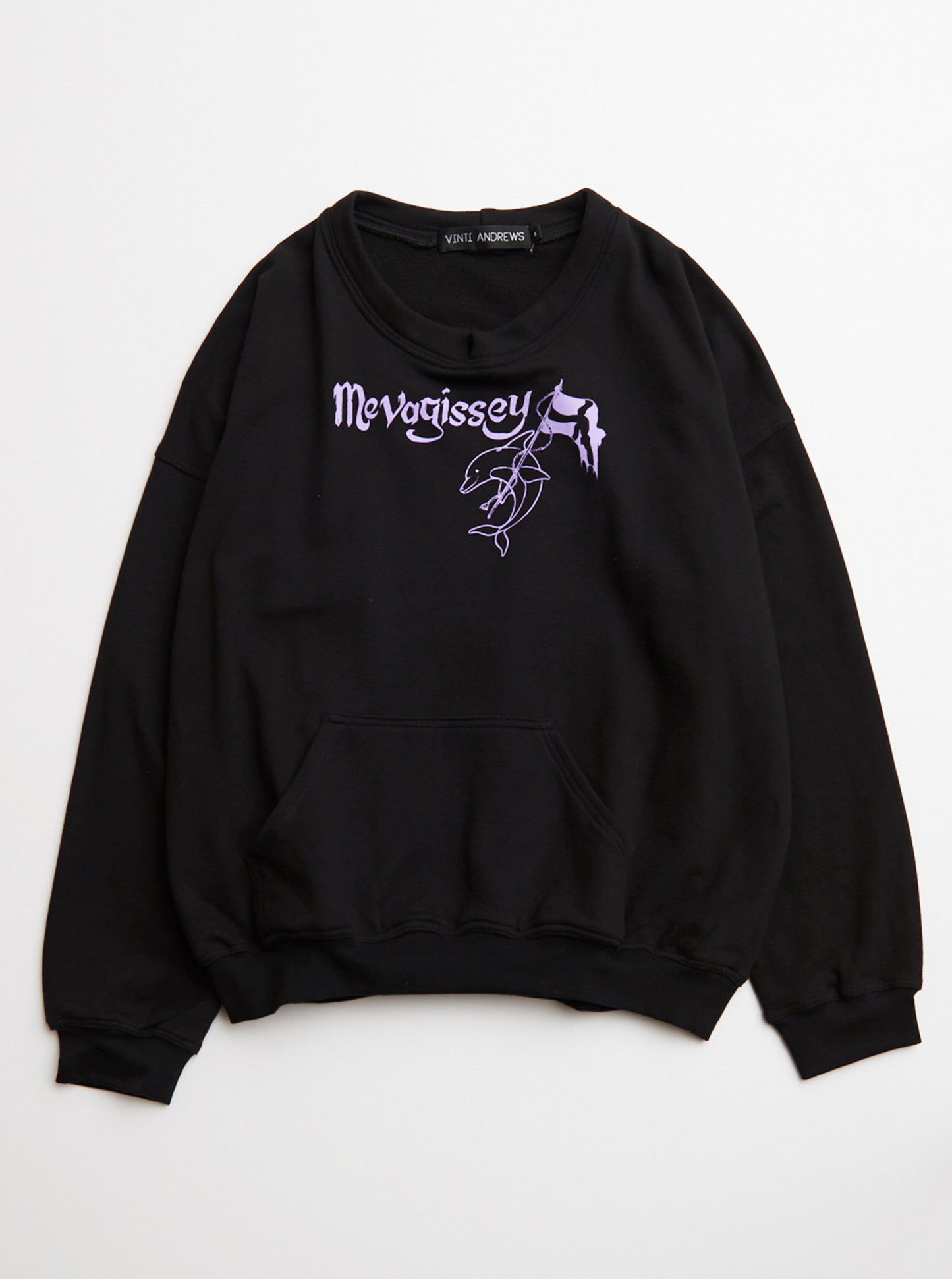 Vinti Andrews Dolphin Print Sweatshirt