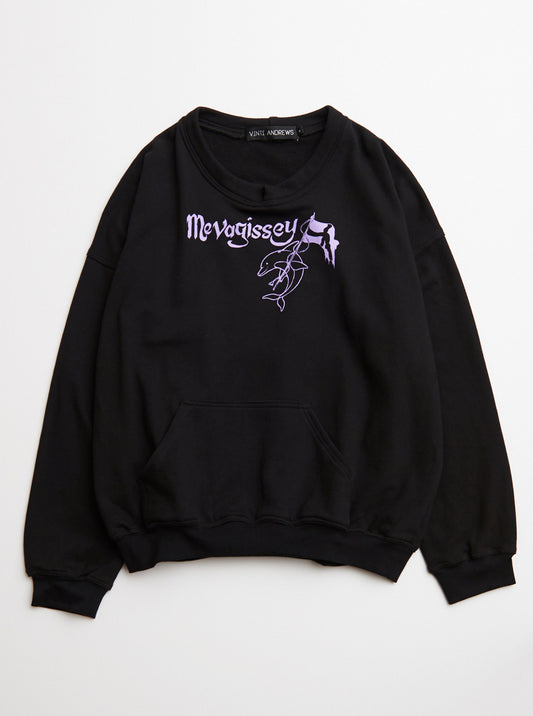 Vinti Andrews Dolphin Print Sweatshirt