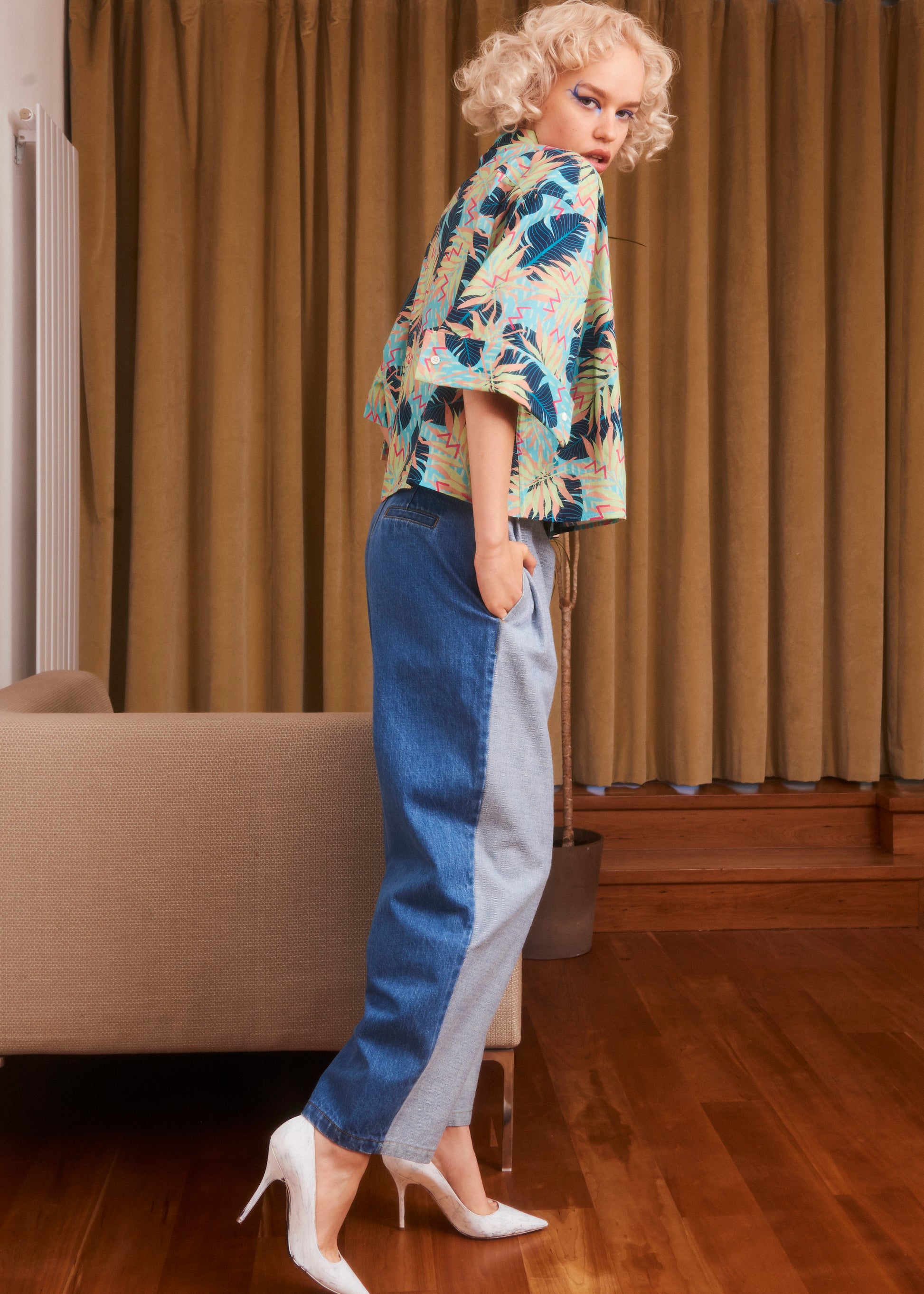 Vinti Andrews Two tones Tailor Jeans
