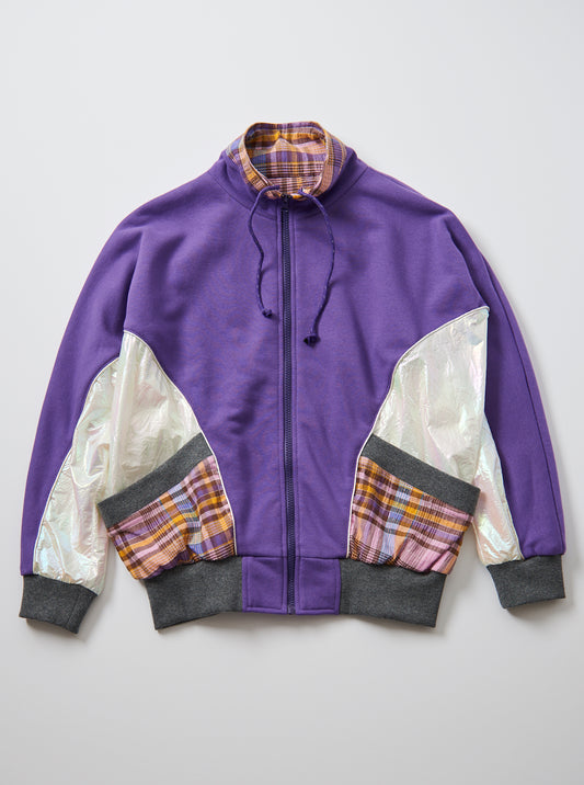 Vinti Andrews Batwing Sleeves Zip Up