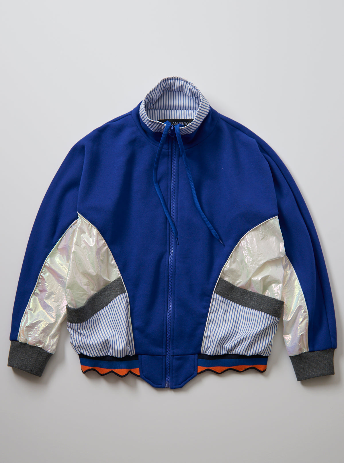 Vinti Andrews Batwing Sleeves Zip Up