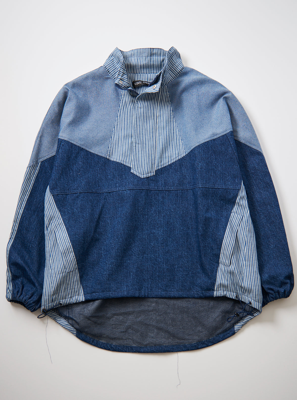 Vinti Andrews Mix Denim Windrunner