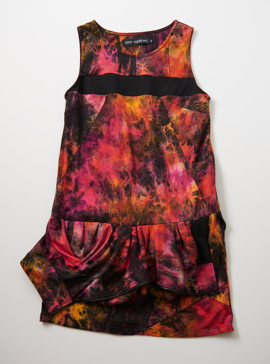 Vinti Andrews Tie Dye Sport Cocktail Dress