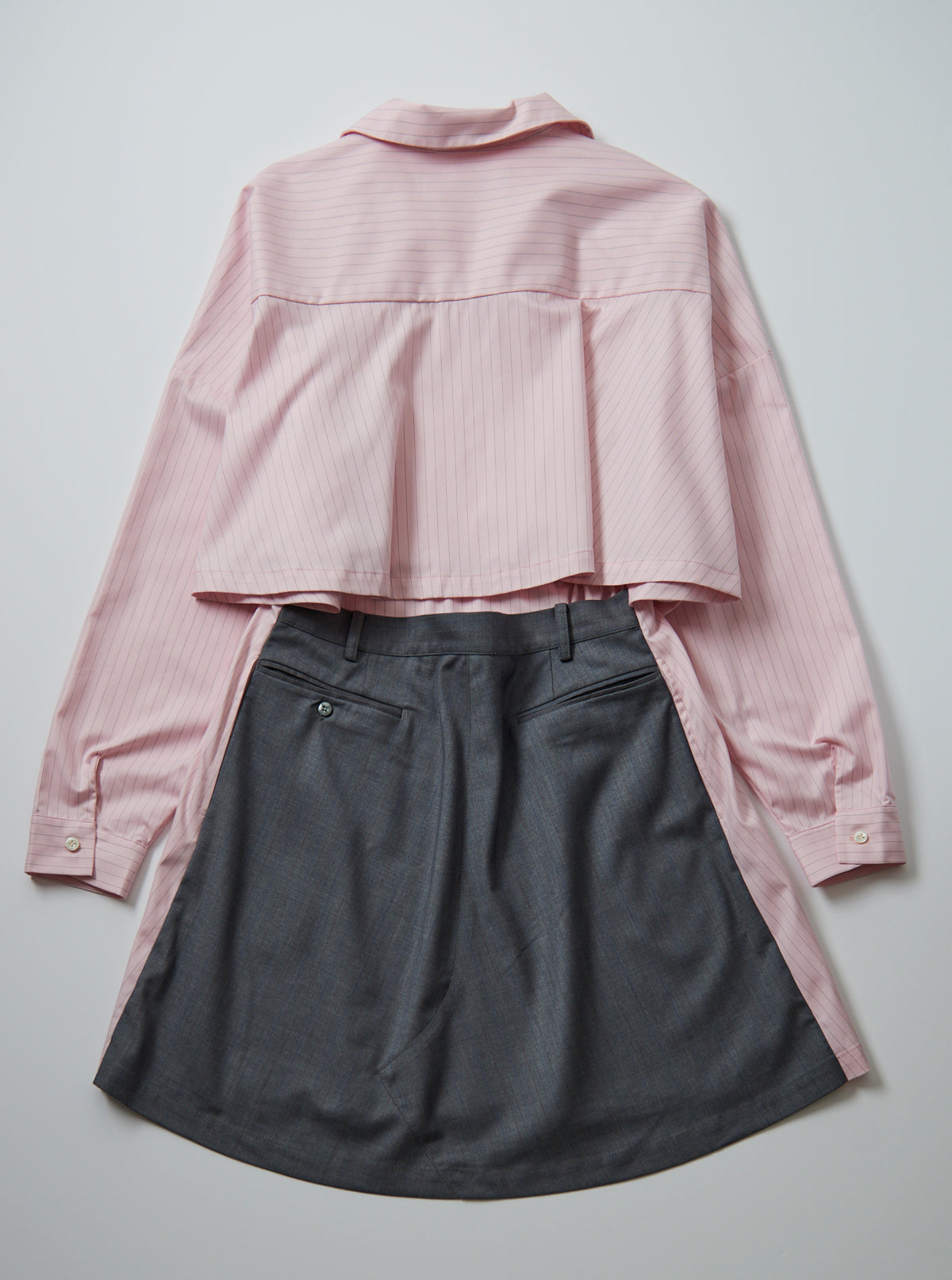 Vinti Andrews Flare Back Shirt Dress