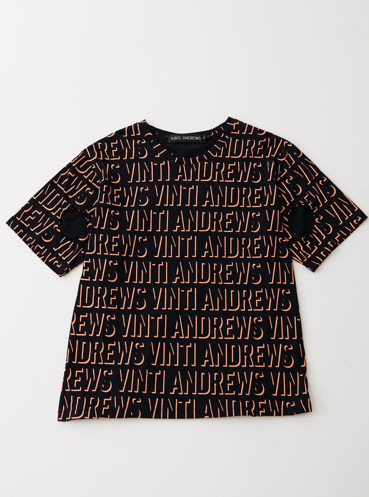 VINTI ANDREWS Orange Printed T-Shirt – Vinti Andrews