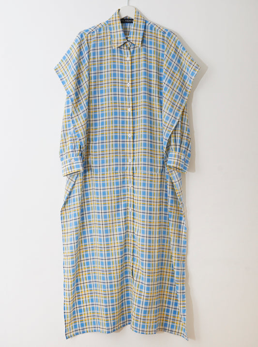 Plaid Crepe Shirt