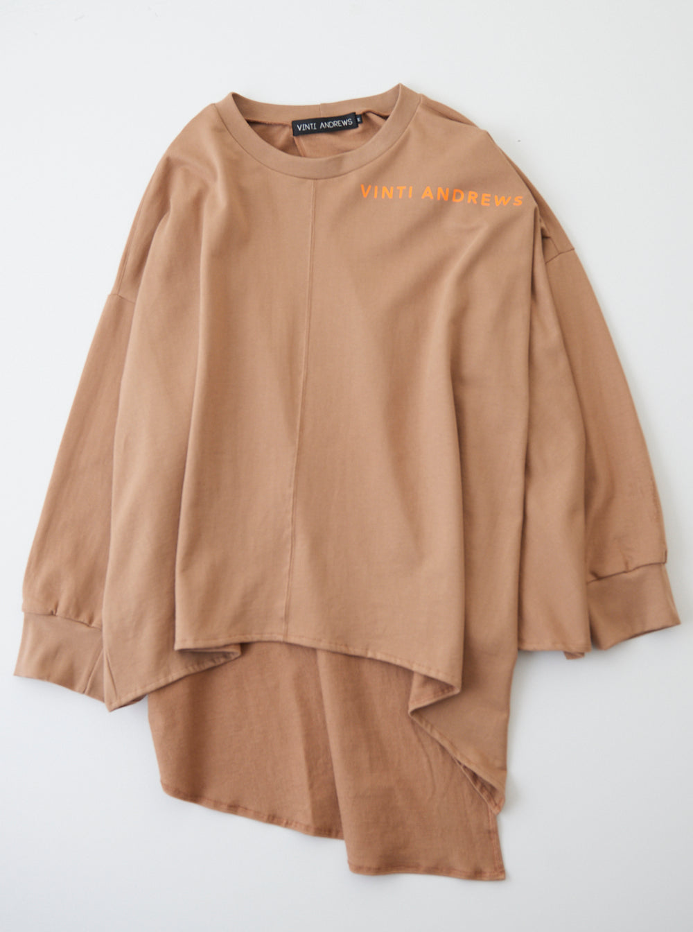 Vinti Andrews Flare Sweatshirt Beige