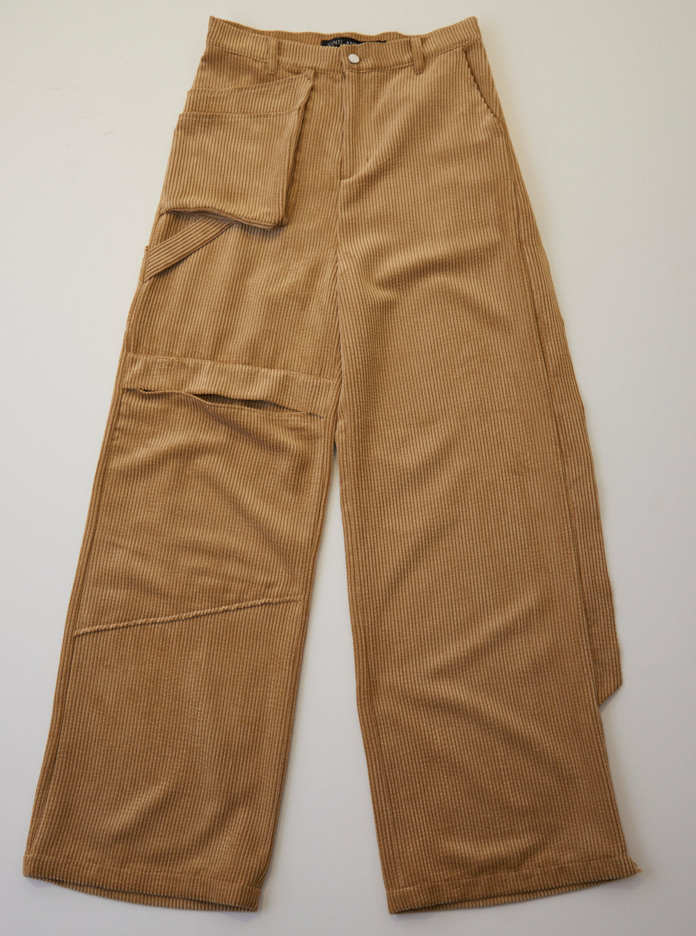 Vinti Andrews Loose Trousers Beige Cord