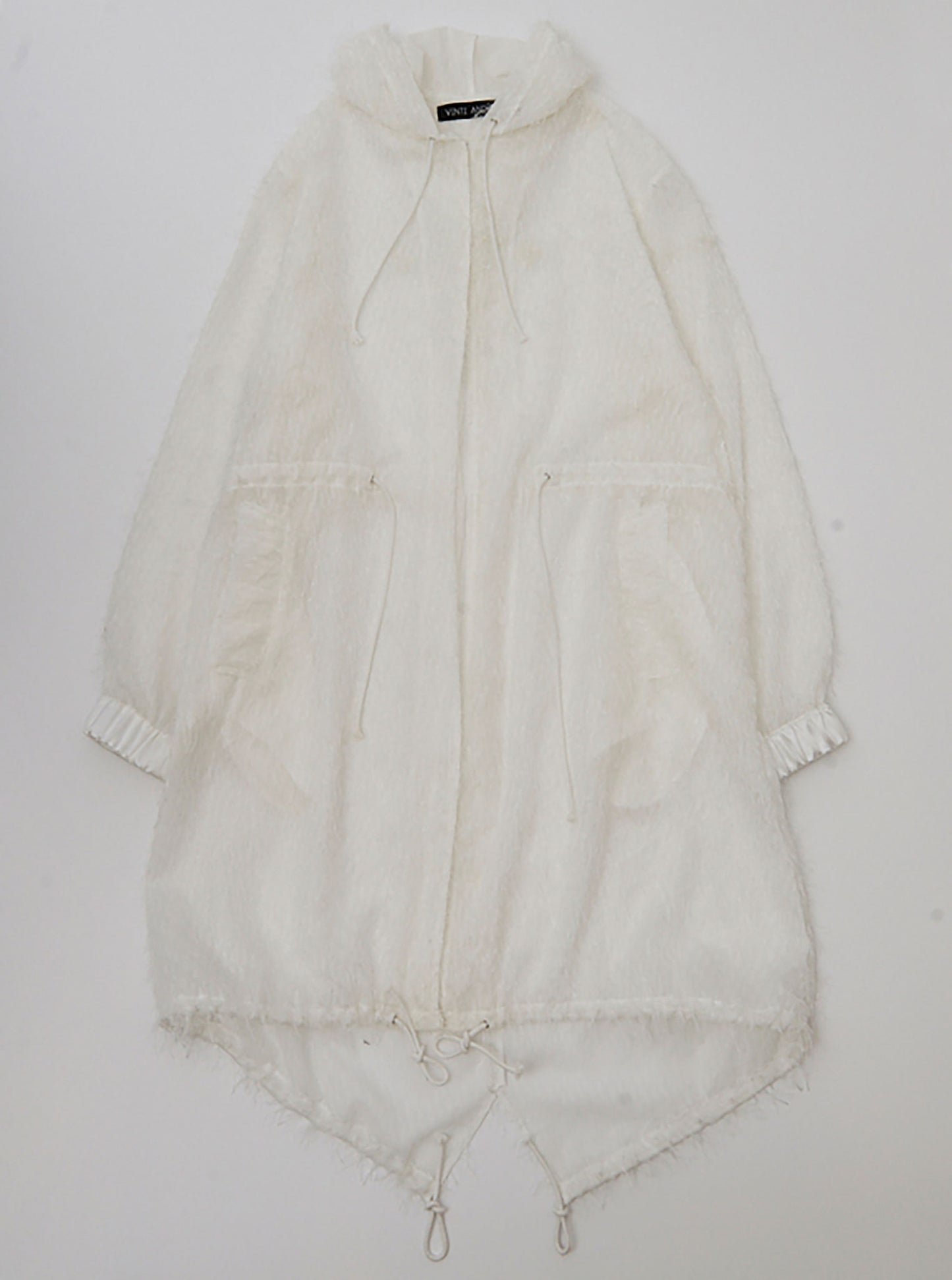 Vinti Andrews Yarn Organza Off White Parka