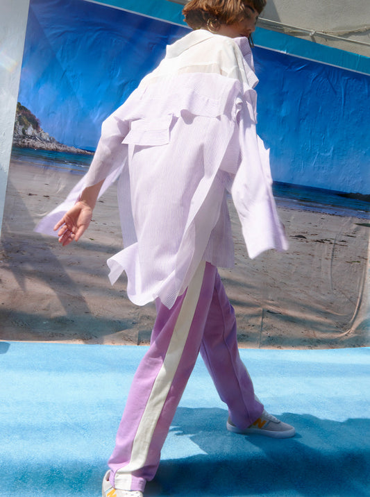 Vinti Andrews Side Trim Trackpants Lilac