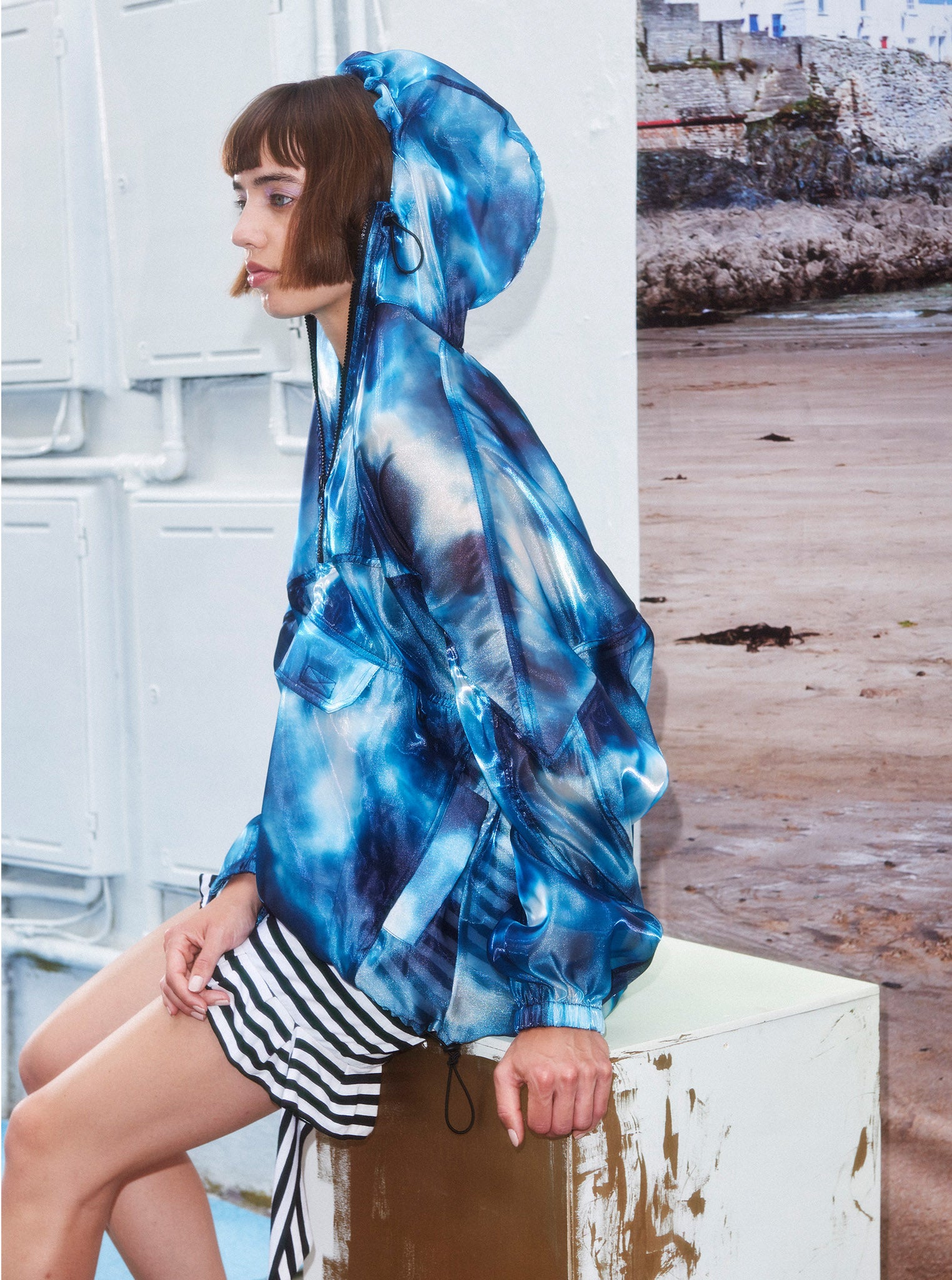 Vinti Andrews Storm Organza Surf Jacket