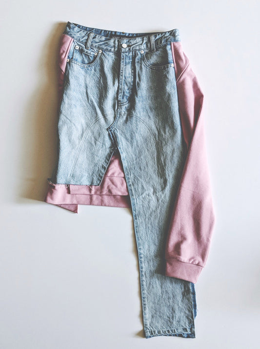 Vinti Andrews Sweater Jean Skirt