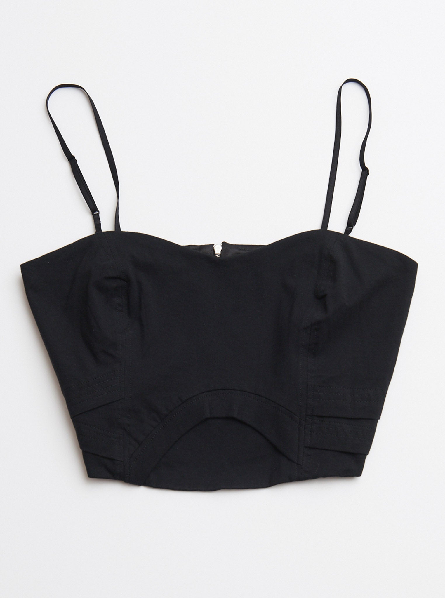 Vinti Andrews T-Shirt Bustier Black