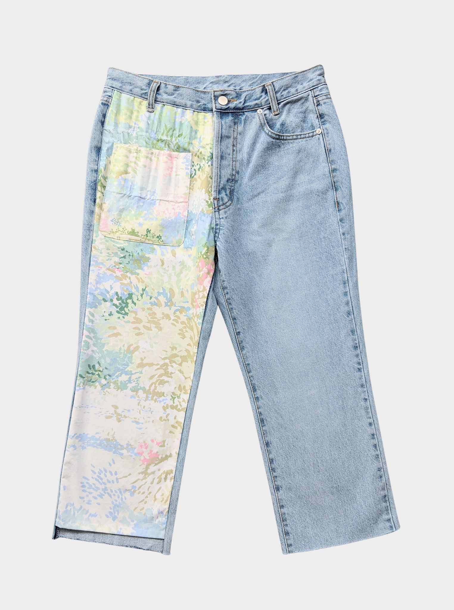 Vinti Andrews Curtain Floral Jeans