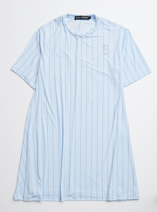 Vinti Andrews Retro Stripe Flare T-Dress