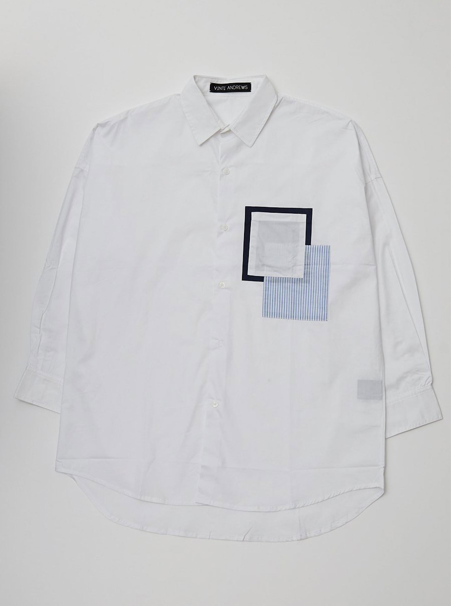 Vinti Andrews Pocket Shirt White