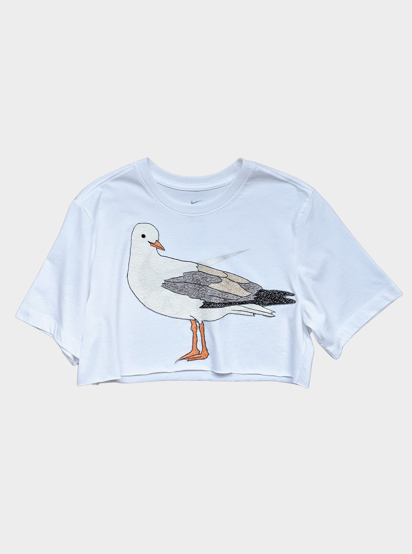 Vinti Andrews Seagull Cropped T-Shirt