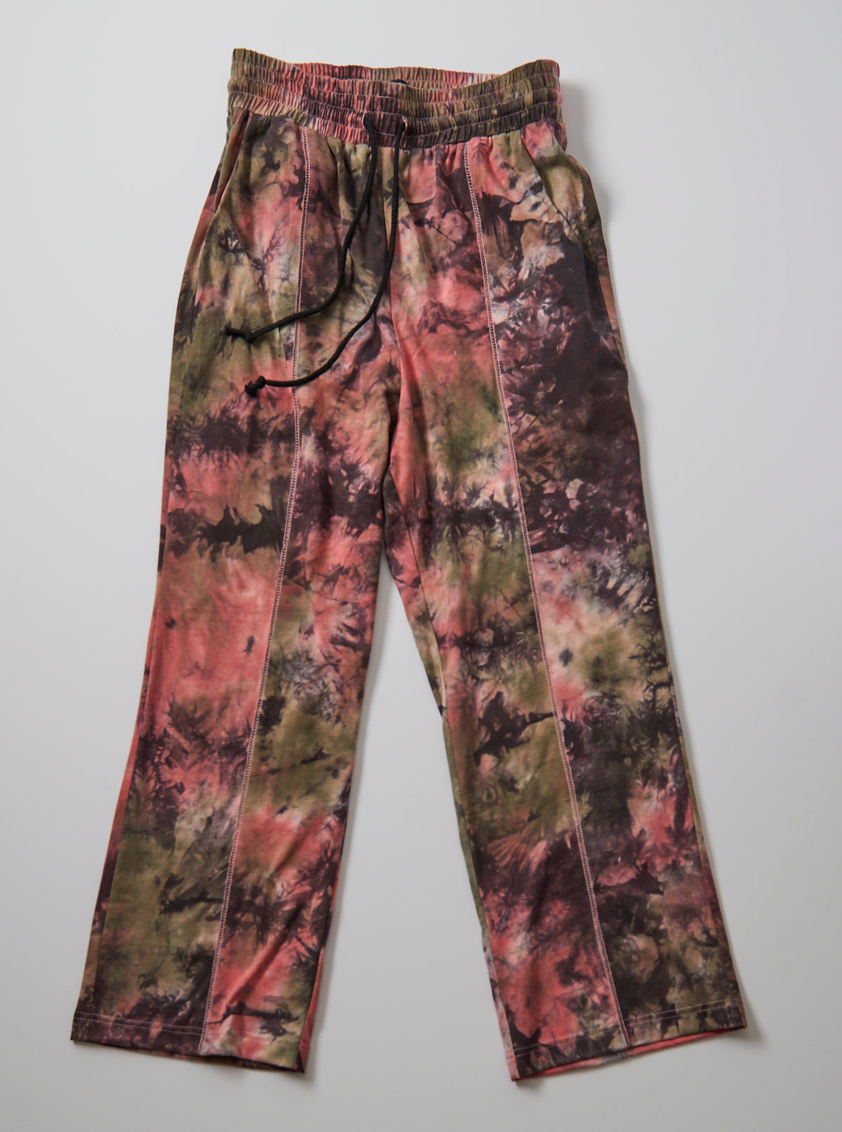  Vinti Andrews Tie Dye Cropped Track Pants