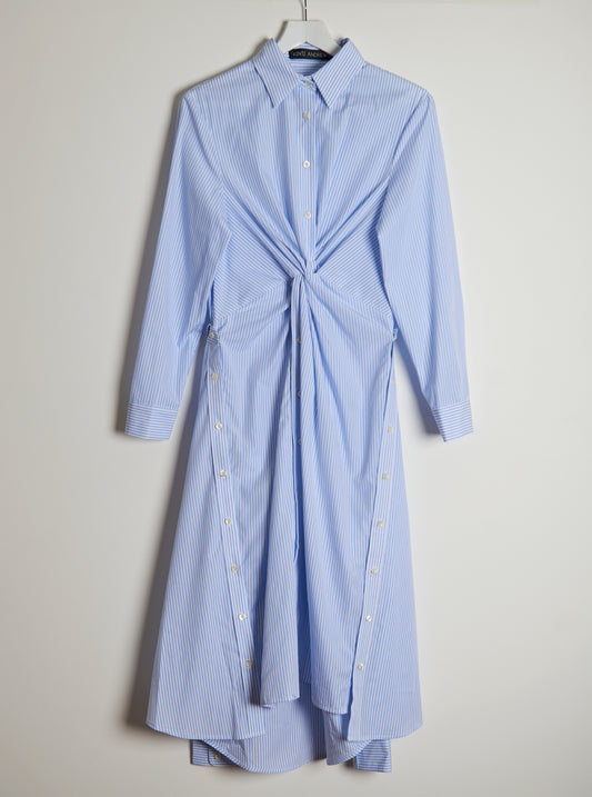 Vinti Andrews Twist Shirt Dress