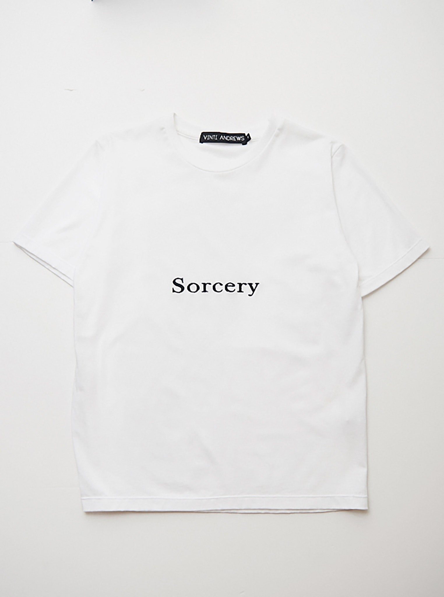 Vinti Andrews Sorcery Embroidered White T-Shirt