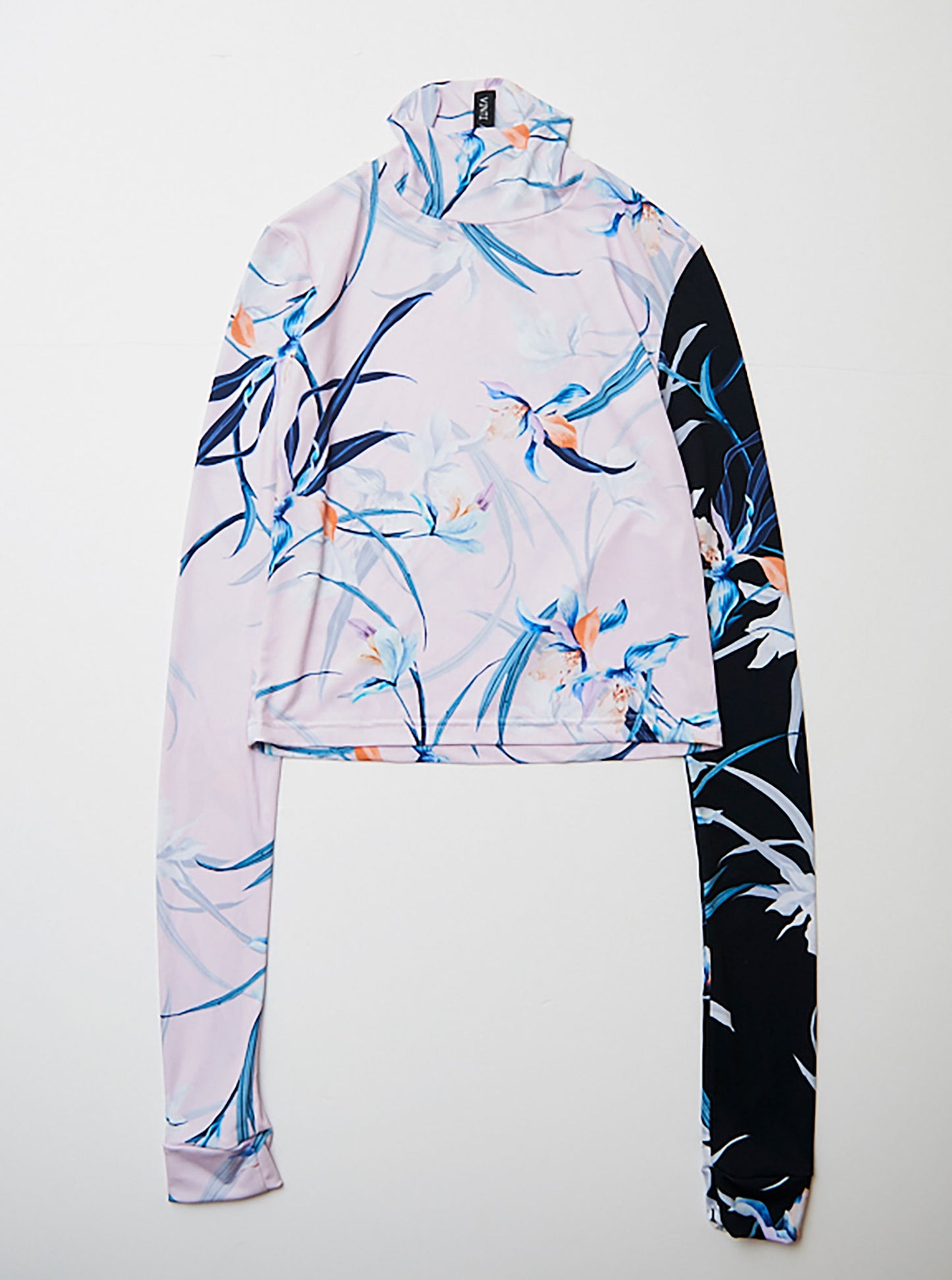 Vinti Andrews Long Sleeve Floral Print Top