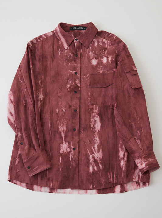 Vinti Andrews Arm Pocket Shirt Tie Dye