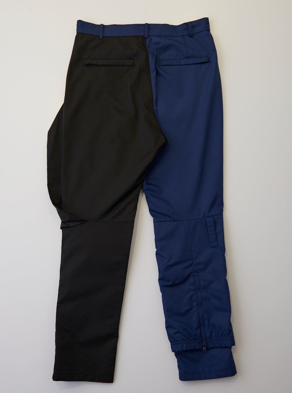 Vinti Andrews Zips Trousers Poly Navy Mix