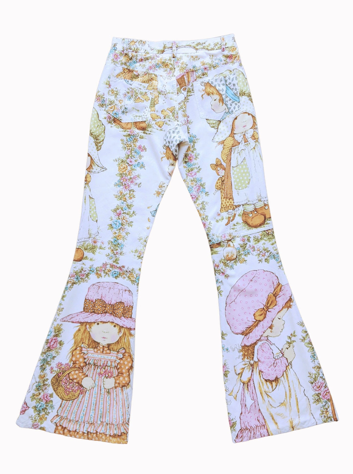 Vinti Andrews Upcycled Girls Flare Trousers