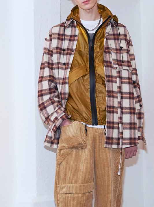 Vinti Andrews Back Pocket Shirt Plaid